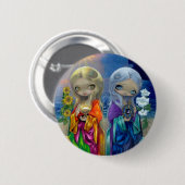"Sun Child and Moon Child" Button (Voorkant /achterkant)