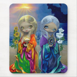 "Sun Child and Moon Child" Mousepad Muismat