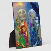 "Sun Child and Moon Child" Plaque Fotoplaat (Zijkant)