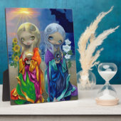 "Sun Child and Moon Child" Plaque Fotoplaat (Zijkant)