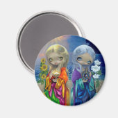 "Sun Child en Moon Child" Magneet (Voorkant / Achterkant)