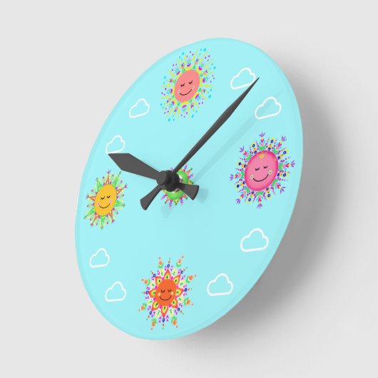 Sun Clock A Ronde Klok (Hoek)