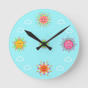 Sun Clock A Ronde Klok