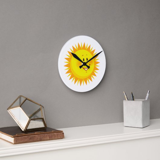 Sun Clock Ronde Klok (Kantoor)