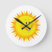 Sun Clock Ronde Klok (Voorkant)