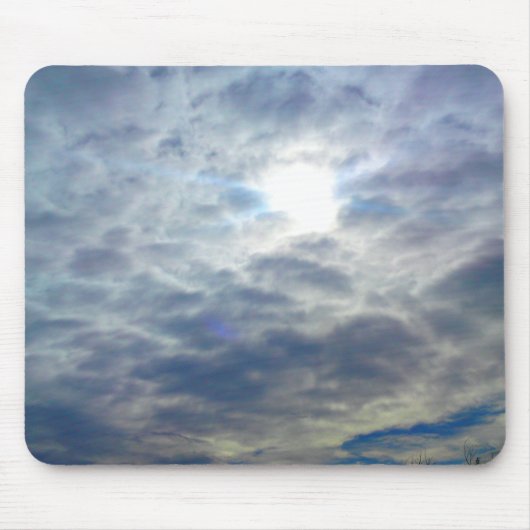 Sun Clouds Mousepad Muismat (Voorkant)