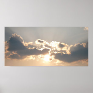 Sun Clouds Poster
