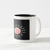 Sun Coffee-Mok Tweekleurige Koffiemok (Voorkant rechts)