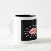 Sun Coffee-Mok Tweekleurige Koffiemok (Voorkant links)
