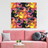 SUN Contemeigedhedendaagse canvas (Insitu (Woonkamer))