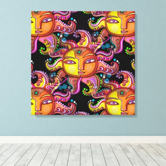 SUN Contemeigedhedendaagse canvas (Insitu (Houten vloer))