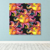 SUN Contemeigedhedendaagse canvas Afdruk (Insitu (Houten vloer))