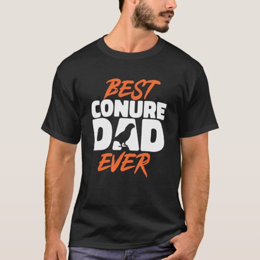 Sun Conure Best Conure Pap Ever Parrot Bird Conure T-shirt (Voorkant)