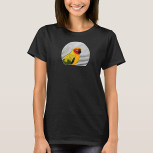 Sun Conure Bird Bird Birdwatcher Animal 1 T-shirt