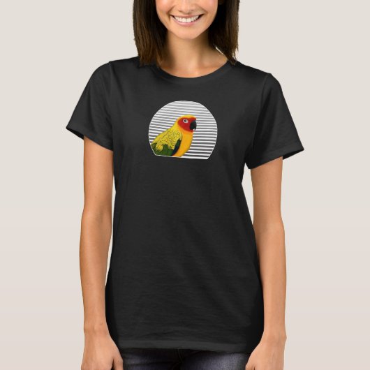 Sun Conure Bird Bird Birdwatcher Animal 1 T-shirt (Voorkant)