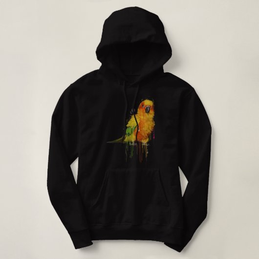 Sun Conure Cute Conure Parrot Hoodie (Design voorkant)