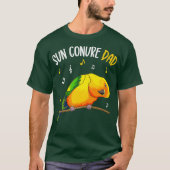 Sun Conure Dad Funny Parrot Bird Lover Mannen T-shirt (Voorkant)