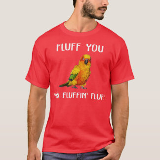 Sun Conure Fluff je conure Parrot Bird T-shirt