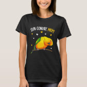 Sun Conure mama Funny Parrot Bird Lover Women T-shirt (Voorkant)
