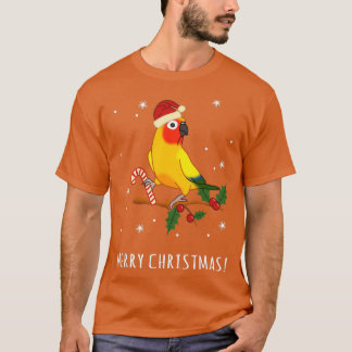Sun Conure Merry Kerstmis T-shirt