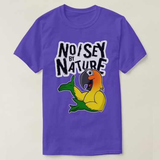 Sun Conure Noisey door Natuur T-shirt (Design voorkant)