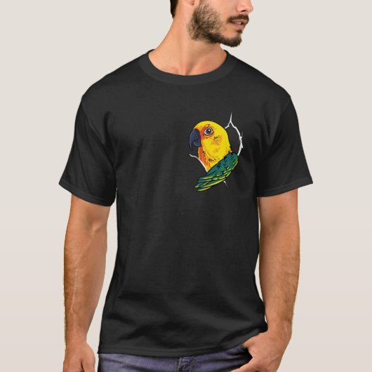 Sun Conure Owner Gift - Ik hou van mijn Schattigee T-shirt (Voorkant)