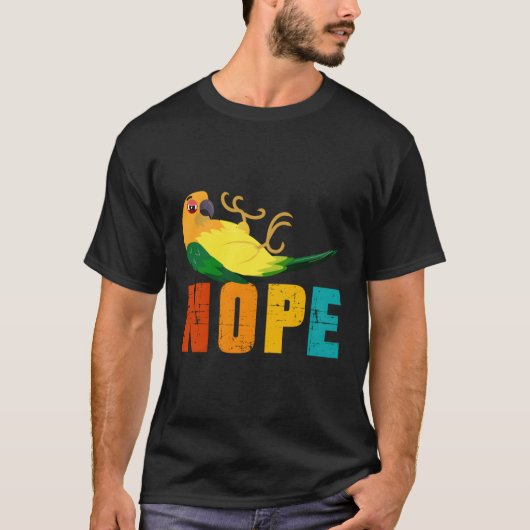 Sun Conure Parrot Sun Conure Mam Papa Sun Conure T-shirt (Voorkant)