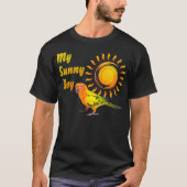Sun Conure Parrot Sunny Sunshine Boy T-shirt (Voorkant)