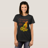 Sun Conure Parrot Sunshine Sunflower T-shirt (Voorkant volledig)