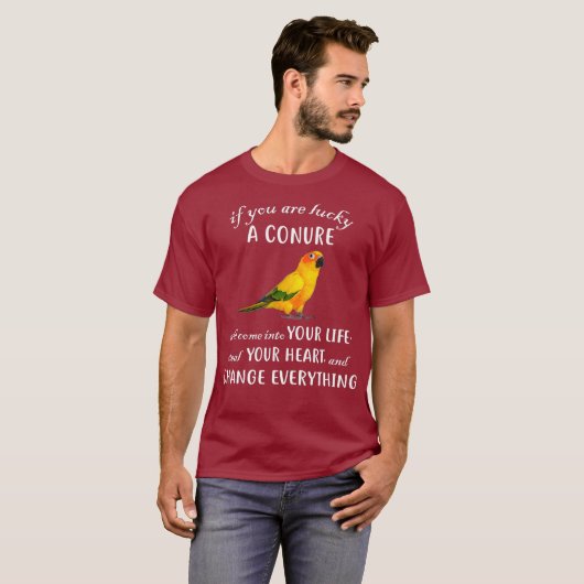 Sun Conure Shirt Conure Parrot Bird Change (Voorkant volledig)