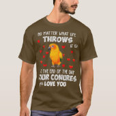 Sun Conure Shirt je conure parrot nog steeds (Voorkant)