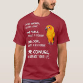 Sun Conure Shirt One Conure Parrot Bird Change (Voorkant)