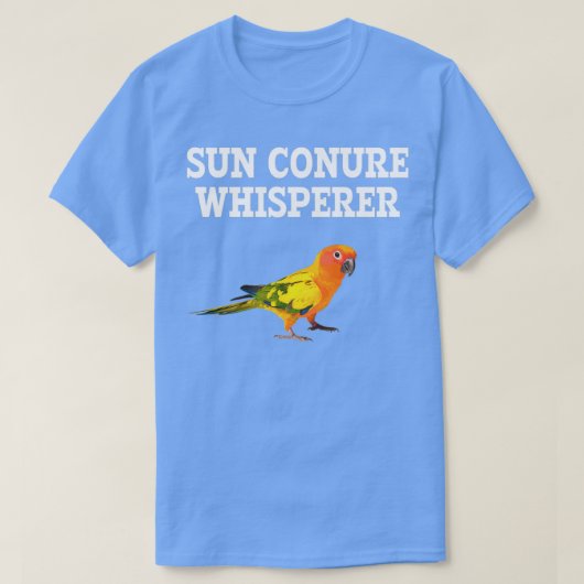 Sun Conure Whisperer parrot sun conure T-shirt (Design voorkant)