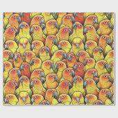 Sun Conures Cadeaupapier (Vlak)