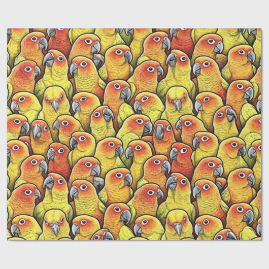 Sun Conures Cadeaupapier (Vlak)