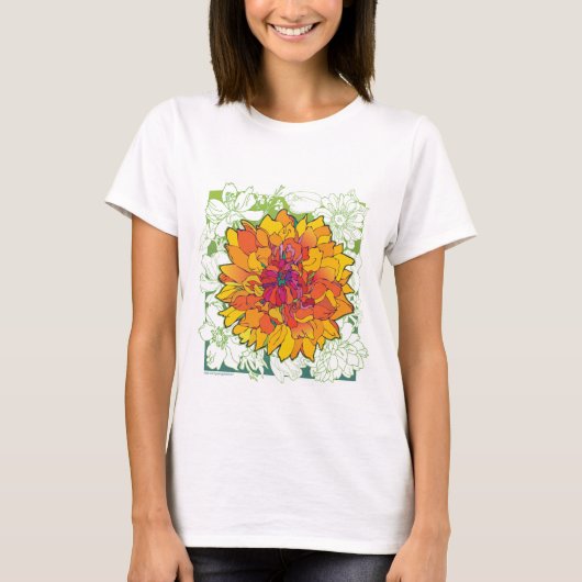 Sun Dahlia T-shirt (Voorkant)