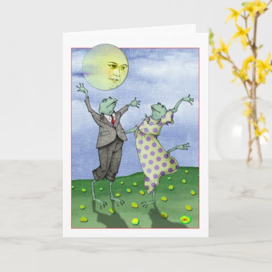 Sun Dance Jubileum Kaart (Gele Bloem)