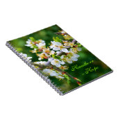 Sun-Dapped Spring Hawthorn Notitieboek (Rechterzijde)