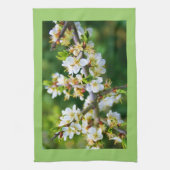 Sun-Dapped Spring Hawthorn Theedoek (Verticaal)