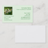 Sun-Dapped Spring Hawthorn Visitekaartje (Voorkant / Achterkant)