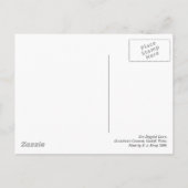 Sun Dappled Lawn Briefkaart (Achterkant)