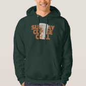 Sun Day Coffee Chill Graphic Hoodie (Voorkant)