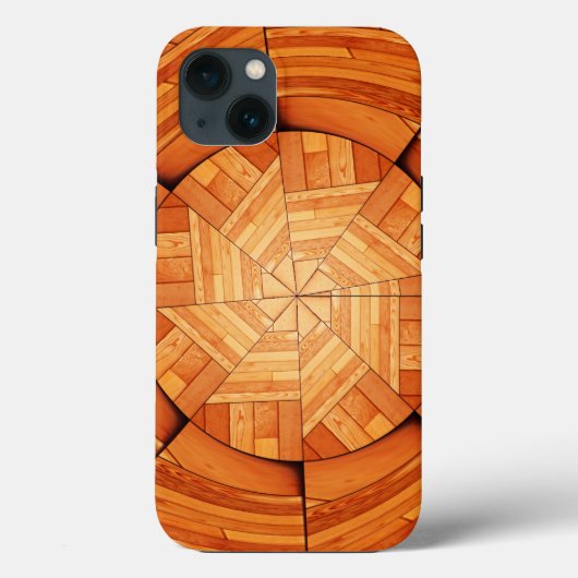 Sun Deck - Mahogany Sunburst Inlay Case-Mate iPhone Case (Achterkant)