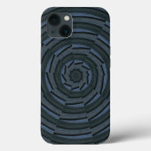 Sun Deck - Midnight Wooden Sunburst Case-Mate iPhone Case (Achterkant)