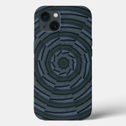 Sun Deck - Midnight Wooden Sunburst Case-Mate iPhone Case (Achterkant)
