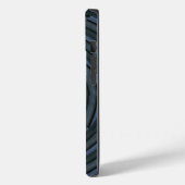 Sun Deck - Midnight Wooden Sunburst Case-Mate iPhone Case (Achterkant / Links)