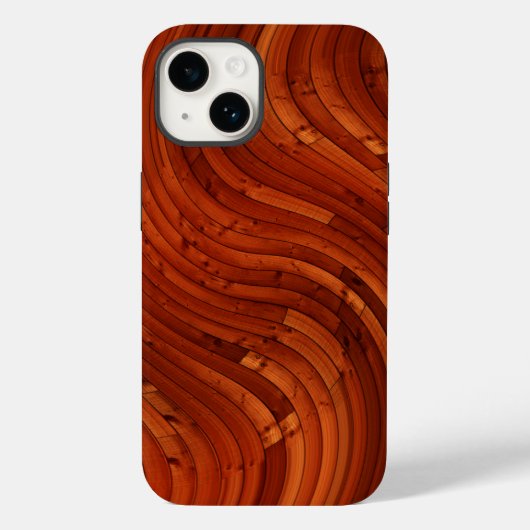 Sun Deck - Red Wooden Pine Knot Case-Mate iPhone Case (Achterkant)