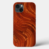 Sun Deck - Red Wooden Pine Knot Case-Mate iPhone Case (Achterkant)
