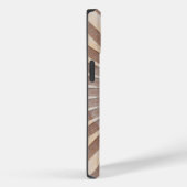 Sun Deck - Striped Wooden Sunburst Case-Mate iPhone Case (Achterkant / Rechts)