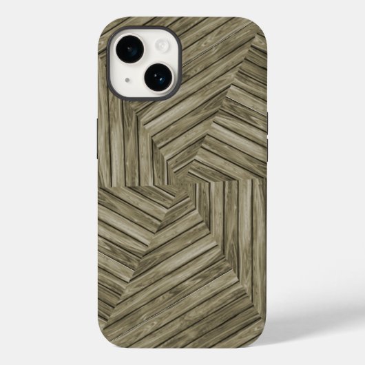Sun Deck - Weathered Wooden Starburst Case-Mate iPhone Case (Achterkant)